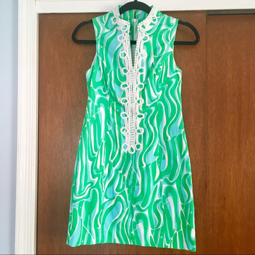 Lilly Pulitzer Alexa Shift Dress Size 0 - Picture 2 of 8